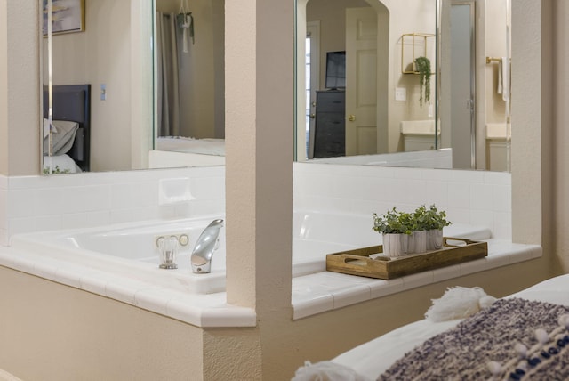 bathroom with a bathtub