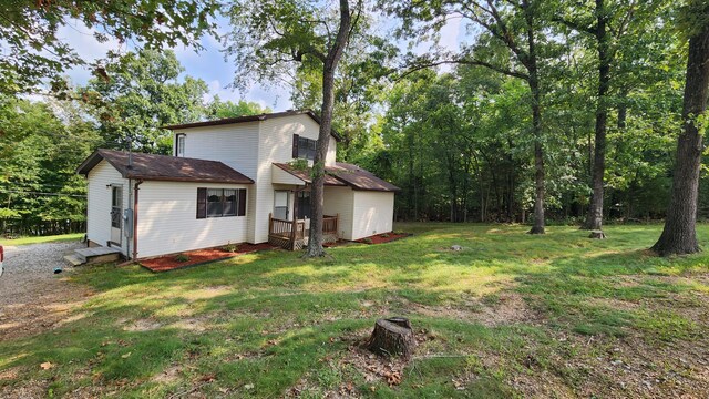 43 Dale Dr, Kimberling City, MO 65686 - rear view of property with a yard