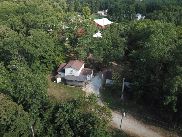 43 Dale Dr, Kimberling City, MO 65686 - birds eye view of property featuring a forest view