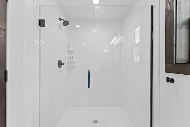 bathroom with walk in shower