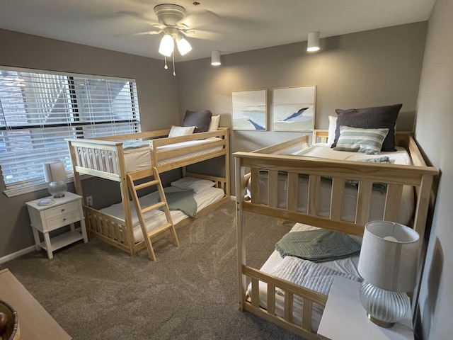132 Highland Dr Unit 8, Branson, MO 65616 - bedroom featuring baseboards, carpet floors, and ceiling fan