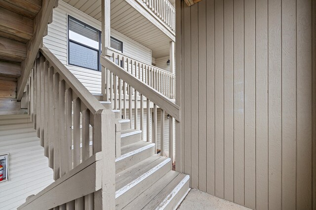 view of staircase