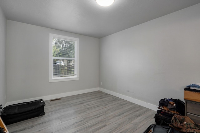 misc room featuring light hardwood / wood-style floors