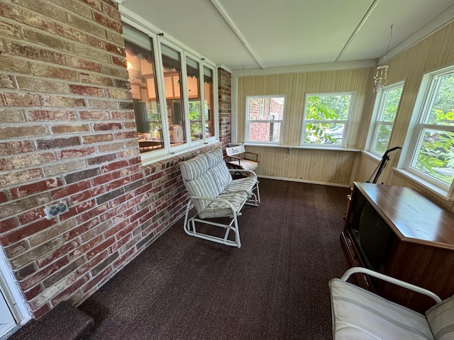 sunroom with a wealth of natural light