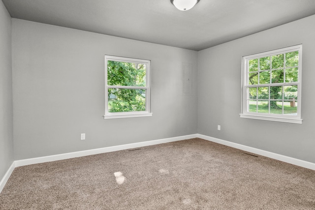 empty room featuring carpet