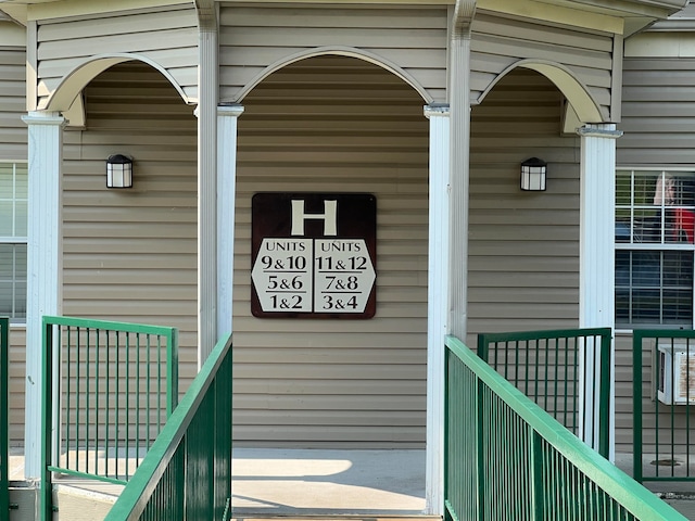 view of exterior entry