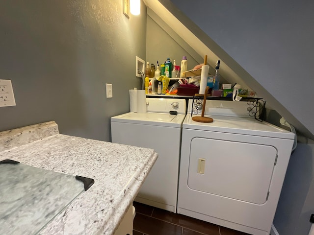 laundry area with washer and clothes dryer