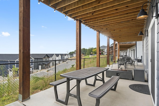 view of patio