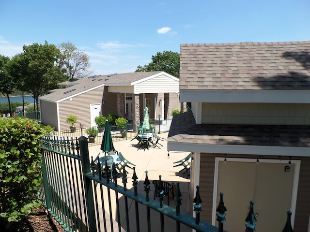 exterior space with a patio