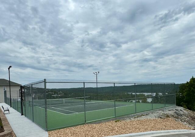 view of sport court