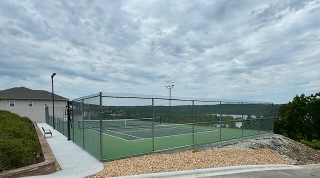 view of tennis court