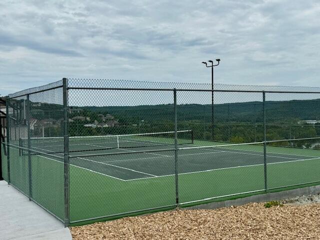 view of sport court