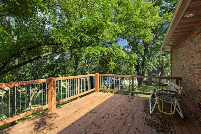 view of deck