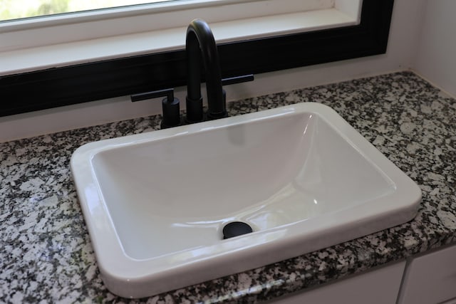 interior details with sink