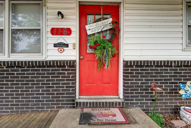 view of entrance to property