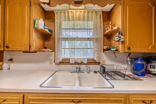 kitchen featuring sink