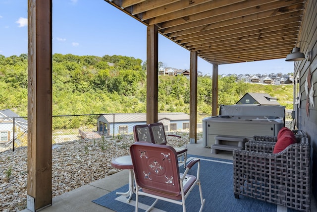 view of patio