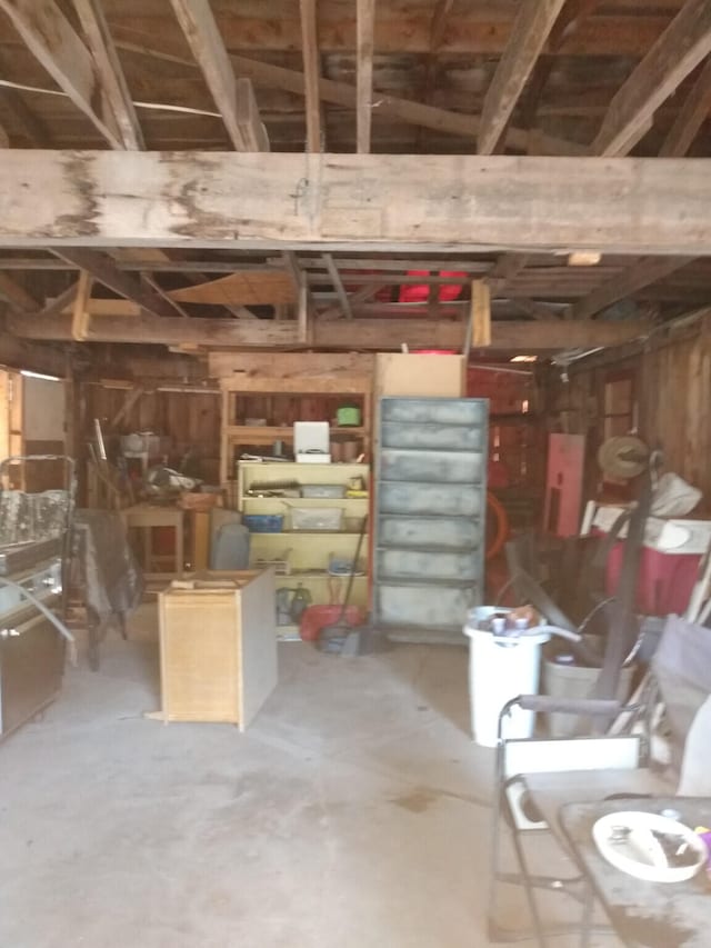 view of storage