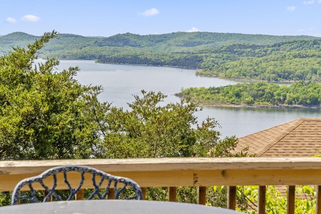 91 Blueview Ln, Kimberling City, MO 65686 - view of water feature featuring a wooded view