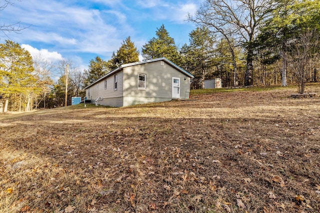 view of side of property