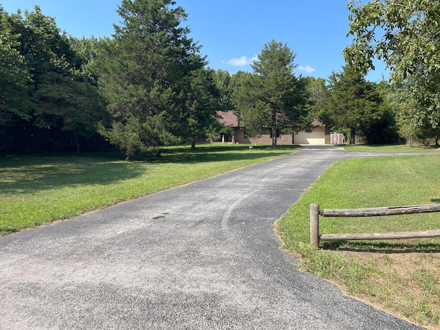 view of road