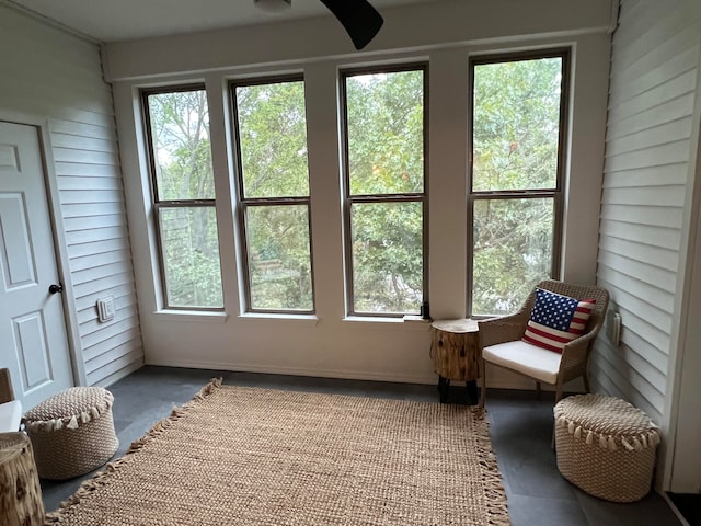 sunroom / solarium with plenty of natural light