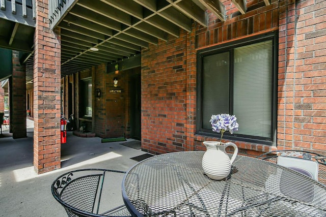 view of patio / terrace featuring outdoor dining space