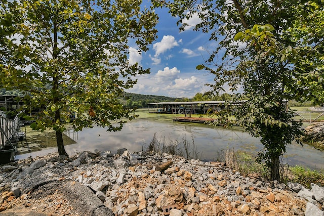 view of water feature