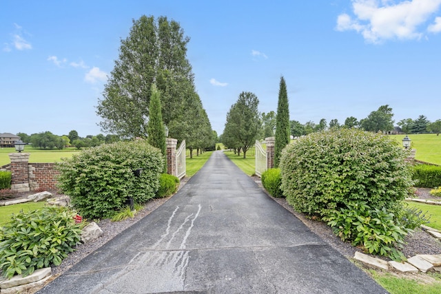 view of road