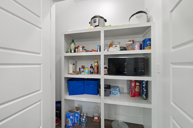 view of pantry