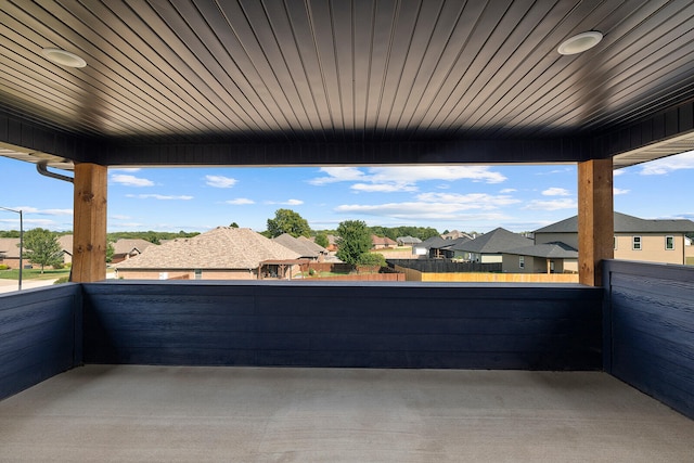 view of patio / terrace featuring a balcony