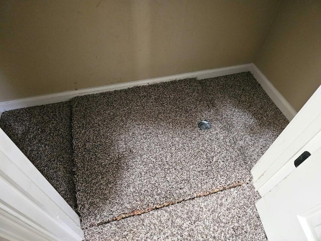 interior details featuring carpet floors