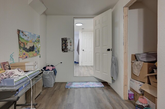 interior space featuring light hardwood / wood-style floors