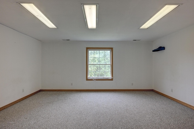 empty room with carpet floors