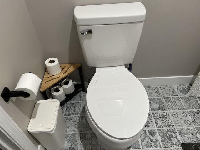 200 Meadow Ridge Ln Unit 6-2, Branson, MO 65616 - bathroom with toilet and baseboards