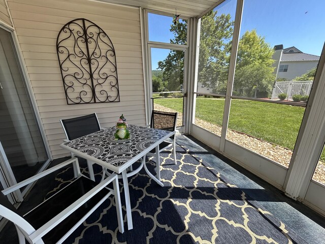200 Meadow Ridge Ln Unit 6-2, Branson, MO 65616 - sunroom with plenty of natural light