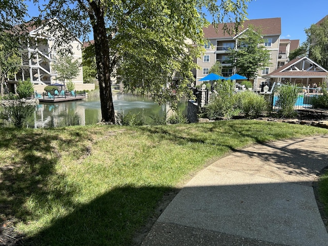 200 Meadow Ridge Ln Unit 6-2, Branson, MO 65616 - view of yard featuring a water view