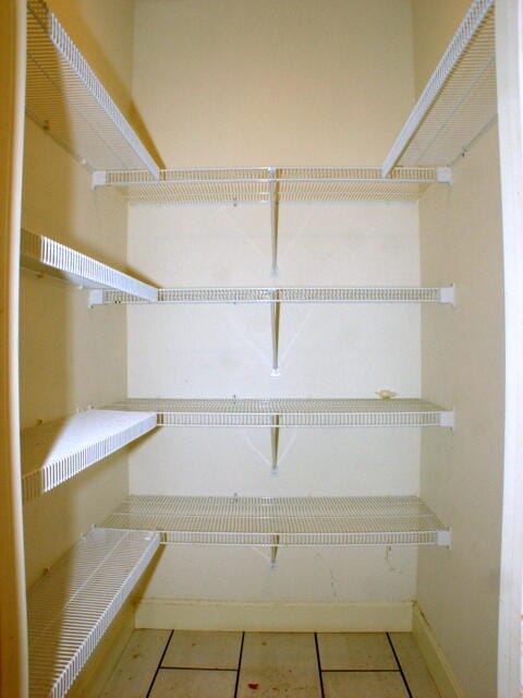 view of pantry