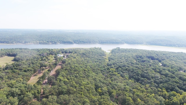 10520 County Road 237, Warsaw, MO 65355 - bird's eye view featuring a wooded view and a water view