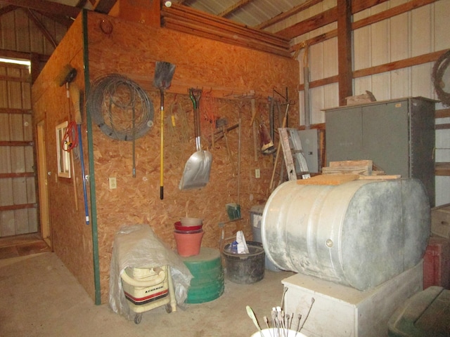 view of storage
