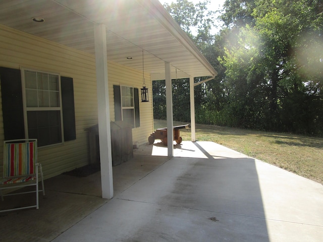 view of patio