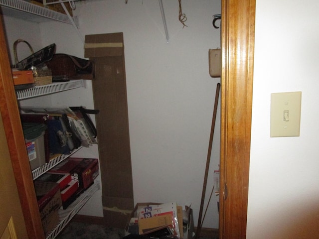 view of storage