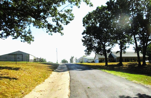 view of road