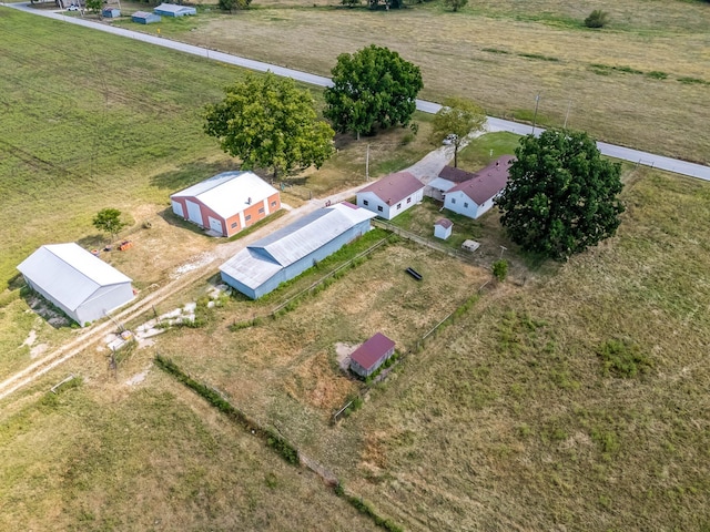 drone / aerial view featuring a rural view