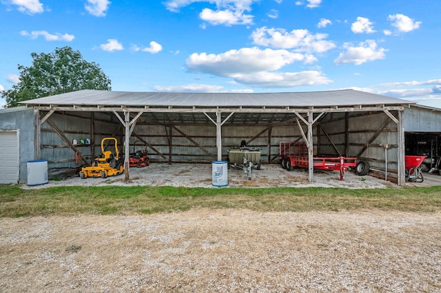 view of outbuilding