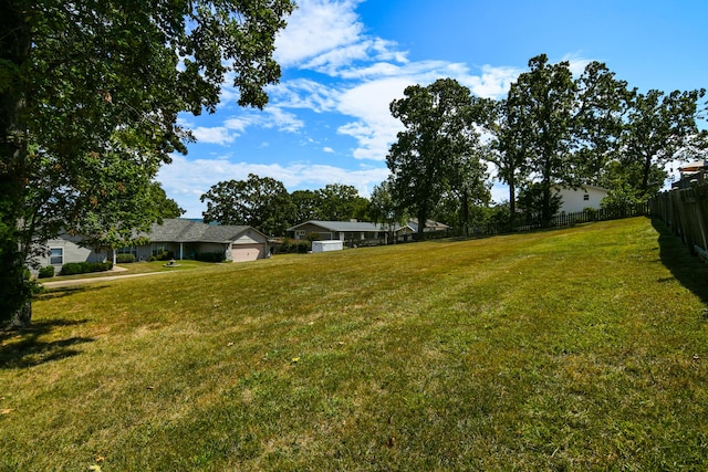 15 Bay Front Ln Apt A, Kimberling City, MO 65686 - view of yard with a garage