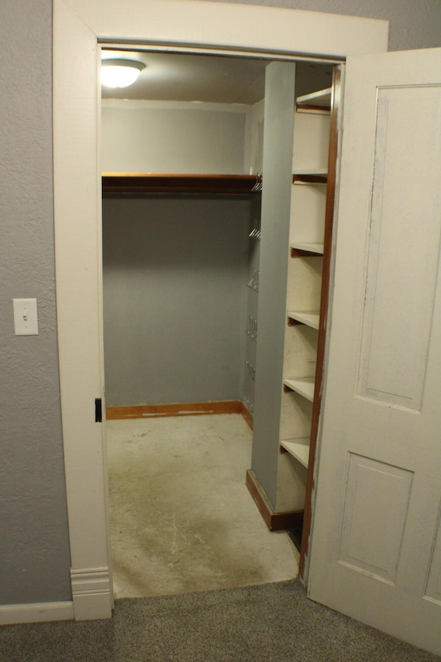 view of closet