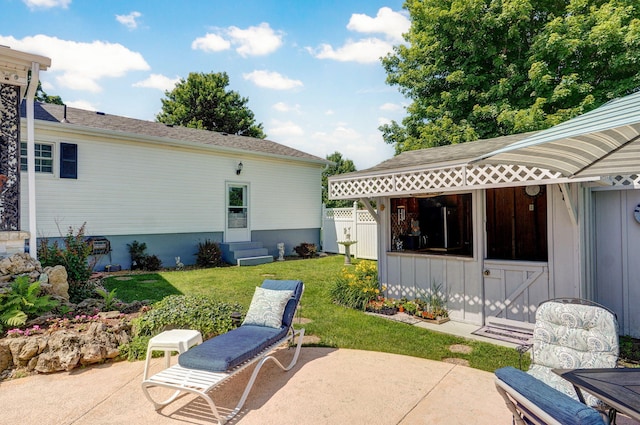 1568 Glossip Ave, Highlandville, MO 65669 - view of patio / terrace with entry steps