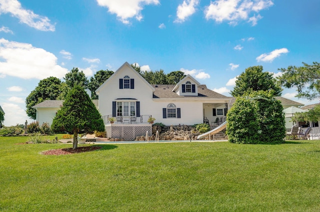 1568 Glossip Ave, Highlandville, MO 65669 - rear view of property featuring a yard