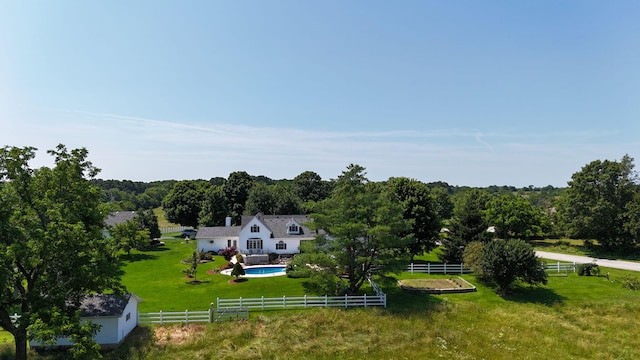 1568 Glossip Ave, Highlandville, MO 65669 - aerial view of property and surrounding area featuring a heavily wooded area